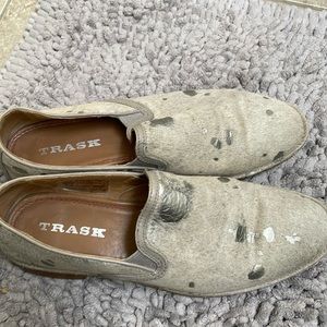 Trask slip on handmade shoe